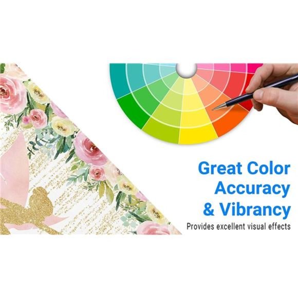 Floral Fairy Birthday Party Backdrop for Photography Pink and Gold Fairy Tale - Picture 4 of 5